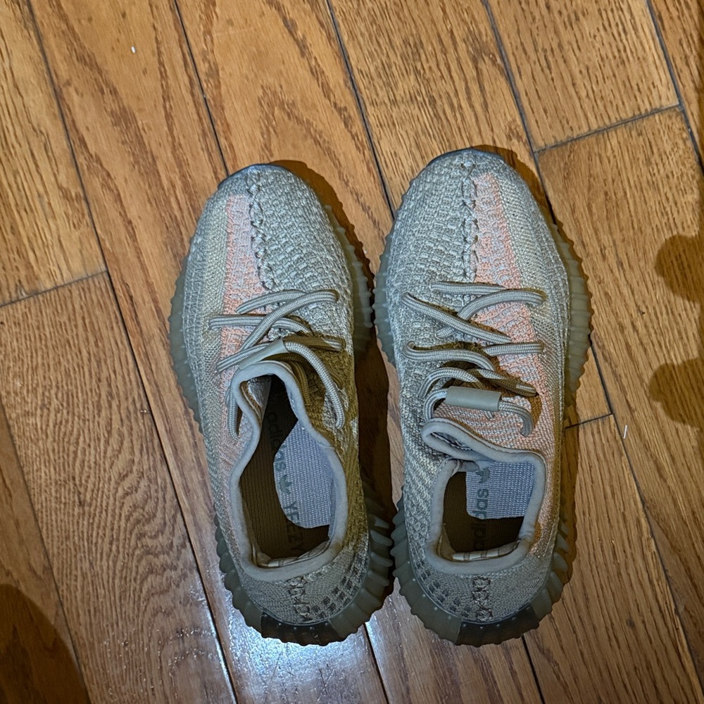 Stylish Yeezy Sneakers with Orange Accents